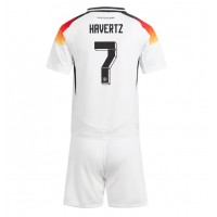 Camiseta Alemania Kai Havertz #7 Primera Equipación para niños Eurocopa 2024 manga corta (+ pantalones cortos)